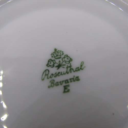 Vintage Rosenthal Bavaria E white small cup and saucer
