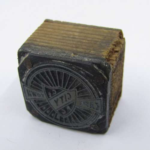 Cape Town City postal ink stamp