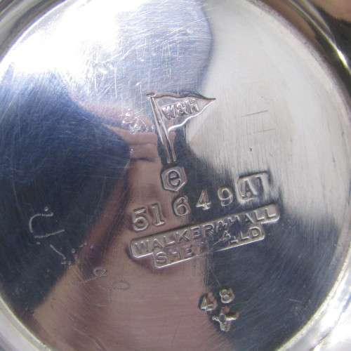 Shipping Line silver plated match stand and ashtray - Alfred Holt and Co. - Blue Funnel Line
