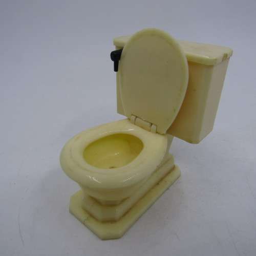 Doll`s House furniture Vintage bathroom fittings / furniture - Batch, Toilet, Bathroom basin