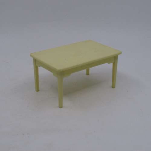 Vintage Dolls house furniture - Kitchen - Fridge, Stove, Kitchen Cupboards with zinc and Table