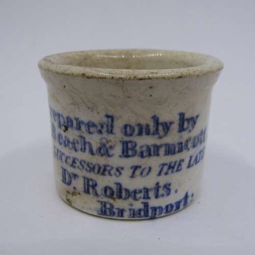 Dr. Roberts Poor Mans Friend ointment - 3 different style pots - one very early  - all in good condi