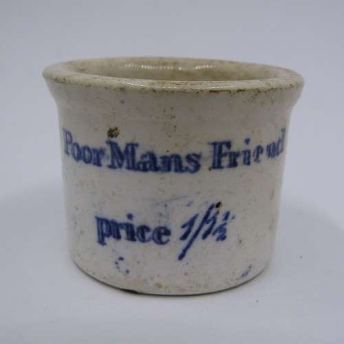 Dr. Roberts Poor Mans Friend ointment - 3 different style pots - one very early  - all in good condi