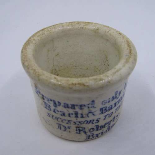 Dr. Roberts Poor Mans Friend ointment - 3 different style pots - one very early  - all in good condi