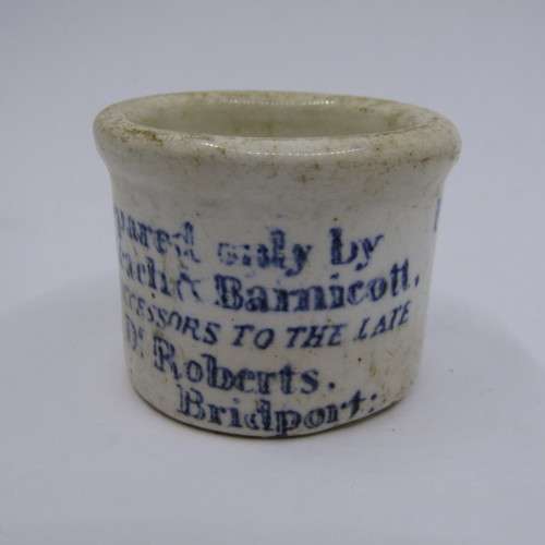Dr. Roberts Poor Mans Friend ointment - 3 different style pots - one very early  - all in good condi