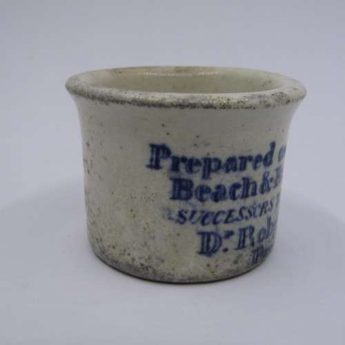 Dr. Roberts Poor Mans Friend ointment - 3 different style pots - one very early  - all in good condi