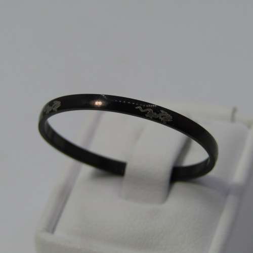 Triple band mens stainless steel ring set - size -1/13