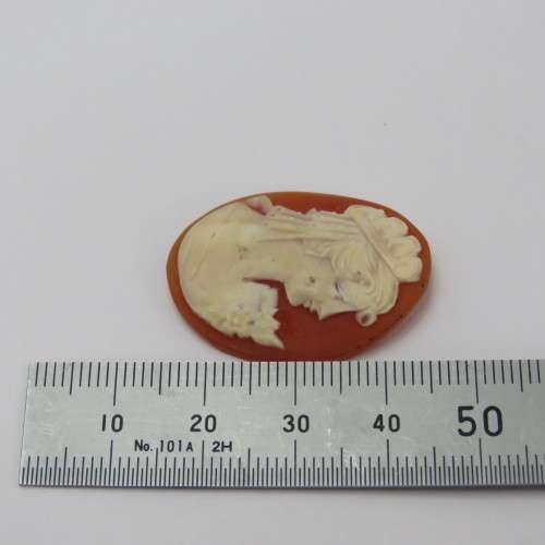 Vintage Cameo for jewellery - 23,2  mm x 30,6 mm