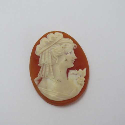 Vintage Cameo for jewellery - 23,2  mm x 30,6 mm