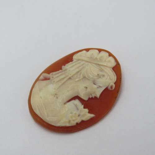 Vintage Cameo for jewellery - 23,2  mm x 30,6 mm
