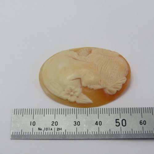 Vintage Cameo for jewellery - 33,8 mm x 44,5 mm
