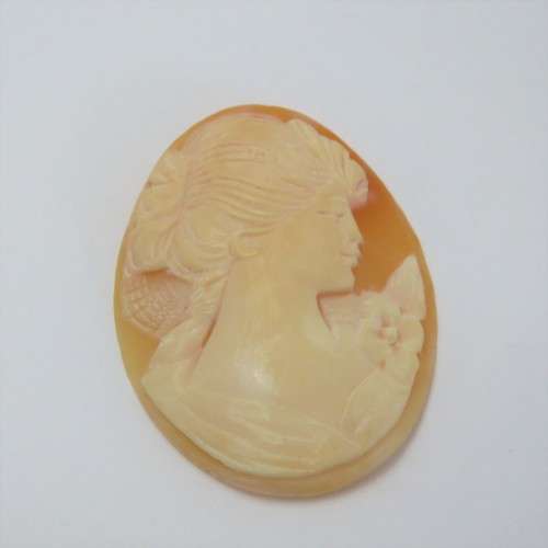 Vintage Cameo for jewellery - 33,8 mm x 44,5 mm