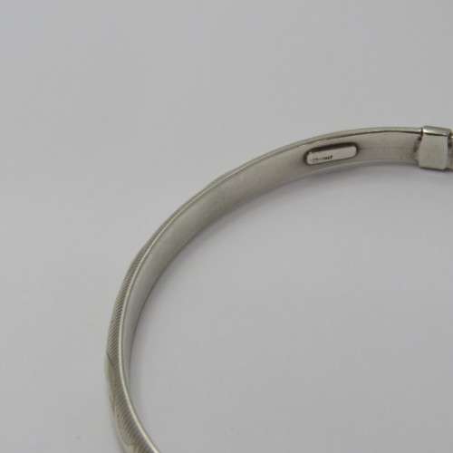 Sterling silver bangle - Weighs 10,0 g
