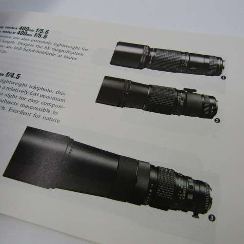 Pentax lenses and accessories booklet