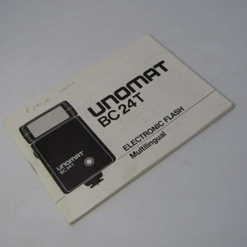 Unomat BC24T electronic flash booklet
