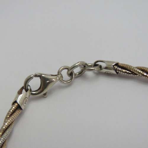 Sterling silver Italian bracelet - Weighs 5,8 g