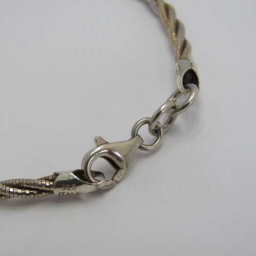 Sterling silver Italian bracelet - Weighs 5,8 g