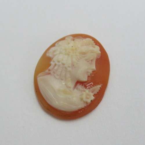 Vintage Cameo for jewellery - 19,4 mm x 25,2 mm