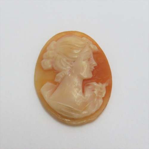 Vintage Cameo for jewellery - 19,2 mm x 24,7 mm