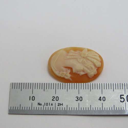 Vintage Cameo for jewellery - 18,5 mm x 24,7 mm