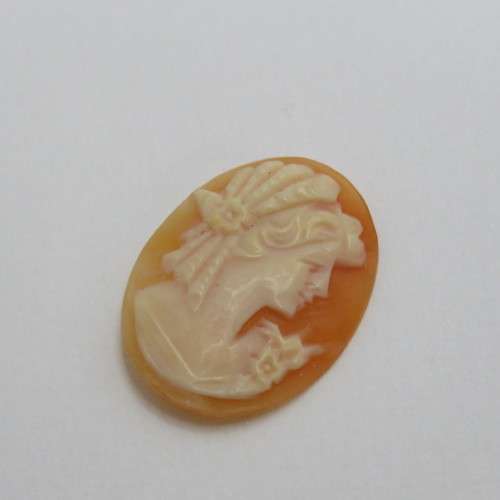 Vintage Cameo for jewellery - 18,5 mm x 24,7 mm