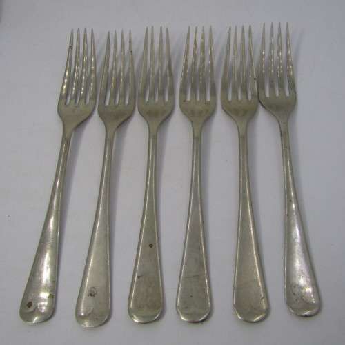 Set of 24 forks and spoons - Sipelia Rustles nickel silver