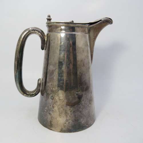 Vintage silver/silverplated coffee pot - Unclear hallmark - Weighs 407,0 grams - Scans 807. silver