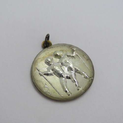 Vintage Gemini Zodiac Pendant