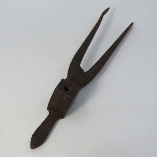 Antique bullet mould pliers - Marked CAL 11/15-60 - Possibly .45 caliber