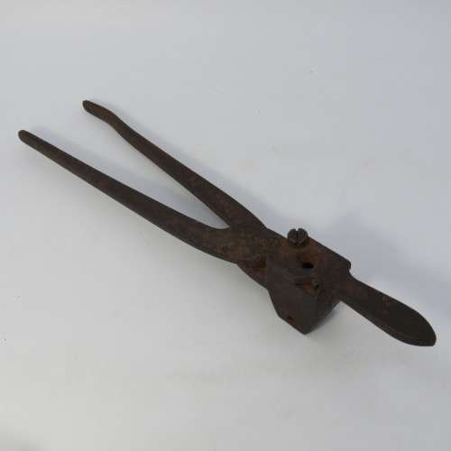 Antique bullet mould pliers - Marked CAL 11/15-60 - Possibly .45 caliber