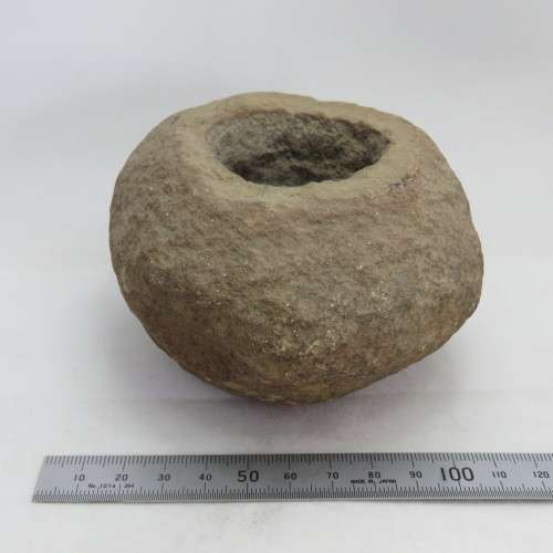 Antique South West African  tribe bored stone weight - Not holed through