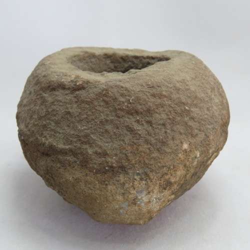 Antique South West African  tribe bored stone weight - Not holed through