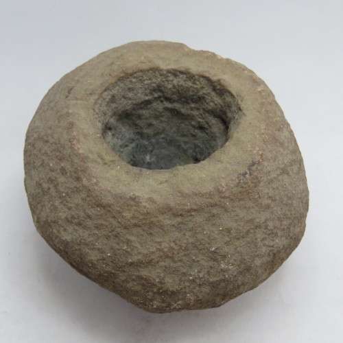 Antique South West African  tribe bored stone weight - Not holed through