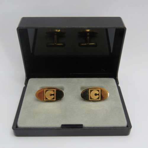 Chubb Security vintage cufflinks