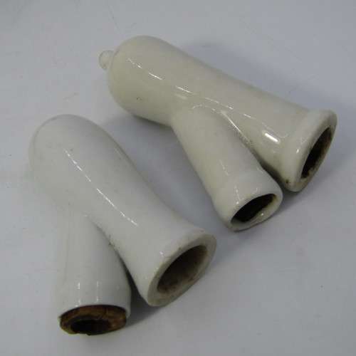 Lot of porcelain pipe bowls recovered in South West Africa in 1970`s