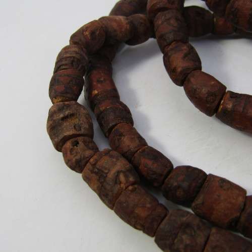 Vintage Himba leather necklace - 84cm
