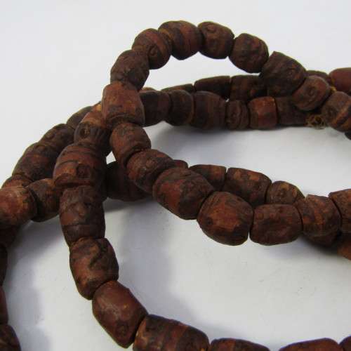 Vintage Himba leather necklace - 84cm