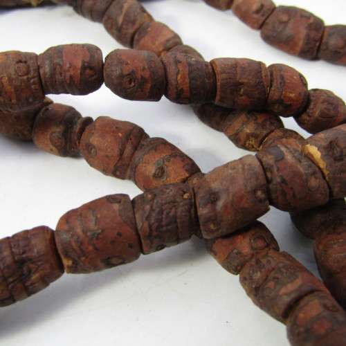 Vintage Himba leather necklace - 84cm