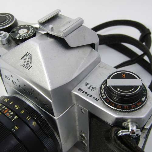 Vintage Pentax S1A 35mm camera - shutter gets stuck - 1:2/55mm lens - lens is clean but mirror is fo