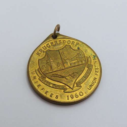 1960 Krugersdorp Union Festival medallion
