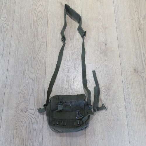 British 1958 Pattern Kidney pouch and yoke converted to patrol bag - Bag size 25 x 24 cm