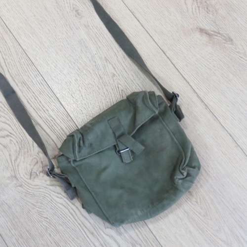 British 1958 Pattern kidney pouch and yoke converted to patrol bag - Bag size 25 x 26 cm