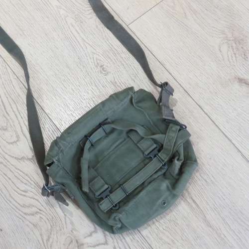 British 1958 Pattern kidney pouch and yoke converted to patrol bag - Bag size 25 x 26 cm