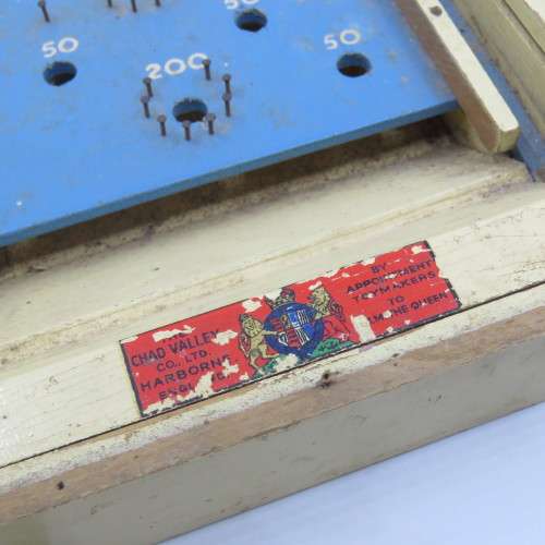 Vintage Chad Valley table top pinball board game
