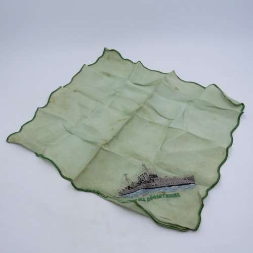 HMS Dorsetshire Royal Navy Handkerchief - Size 26 x 28 cm
