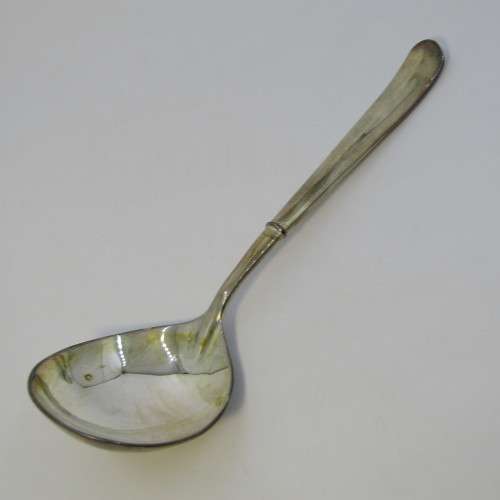 Vintage silver plated sauce ladle
