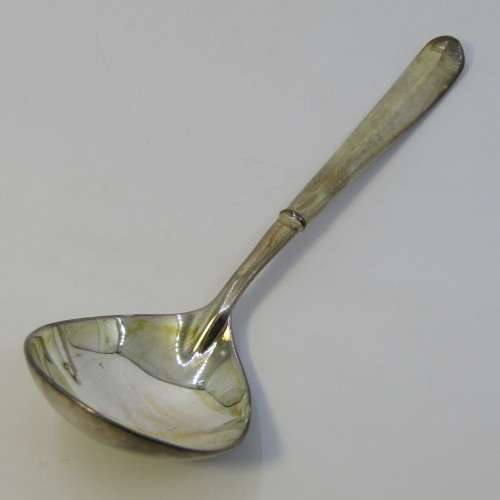 Vintage silver plated sauce ladle