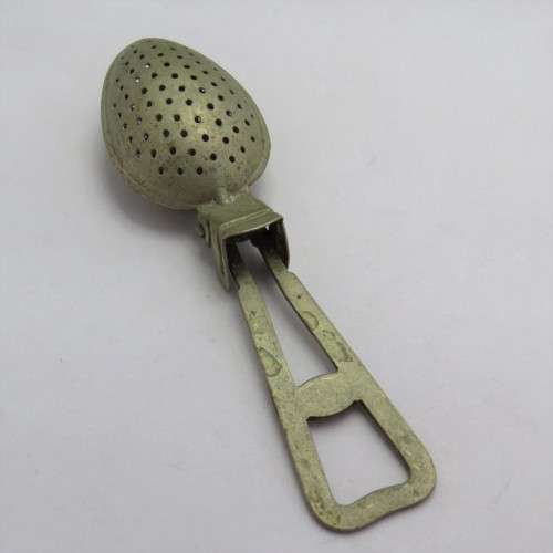 Vintage EPNS tea strainer spoon