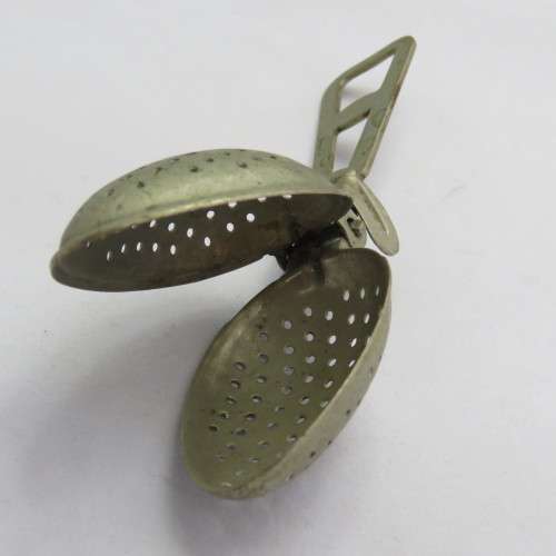 Vintage EPNS tea strainer spoon
