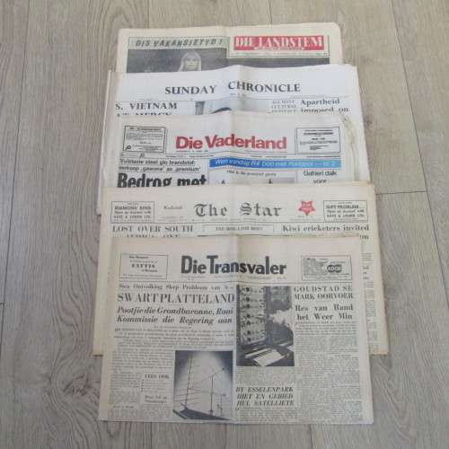 Items that belonged to Willem J Botha, Principal of SA Space-Flight tracking and data - 1960`s